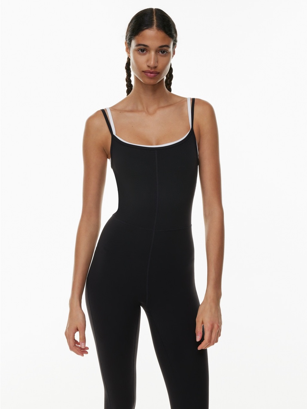 Aritzia Wilfred Free Black Scoop romper